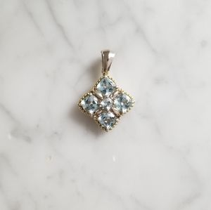 Lagos Swiss Blue Topaz Pendant